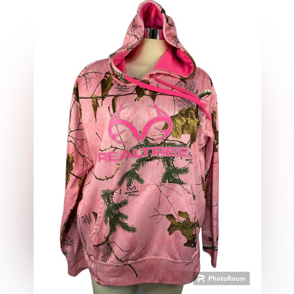 Realtree Other - Realtree Pink Camo Long Sleeve Hoodie Girls XL (16-18)